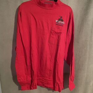 Vintage Wild Bar Bourbon Street New Orleans Men Size XXL Long Sleeve Red Turtle
